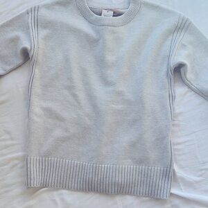 Women’s Philosophy brand. light grey crew neck sweater in medium